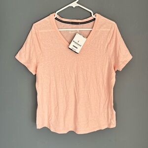 New SMARTWOOL Women's Size L Merino 150 Lace V-Neck Short Sleeve Tee T-Shirt